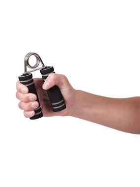 PADDED HAND GRIPS Hand Grip Strengthener for Men - Black Foam Handles